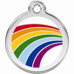 Red Dingo Rainbow Pet ID Dog Tags dog skin care,coat conditioner,anti itch dog spray