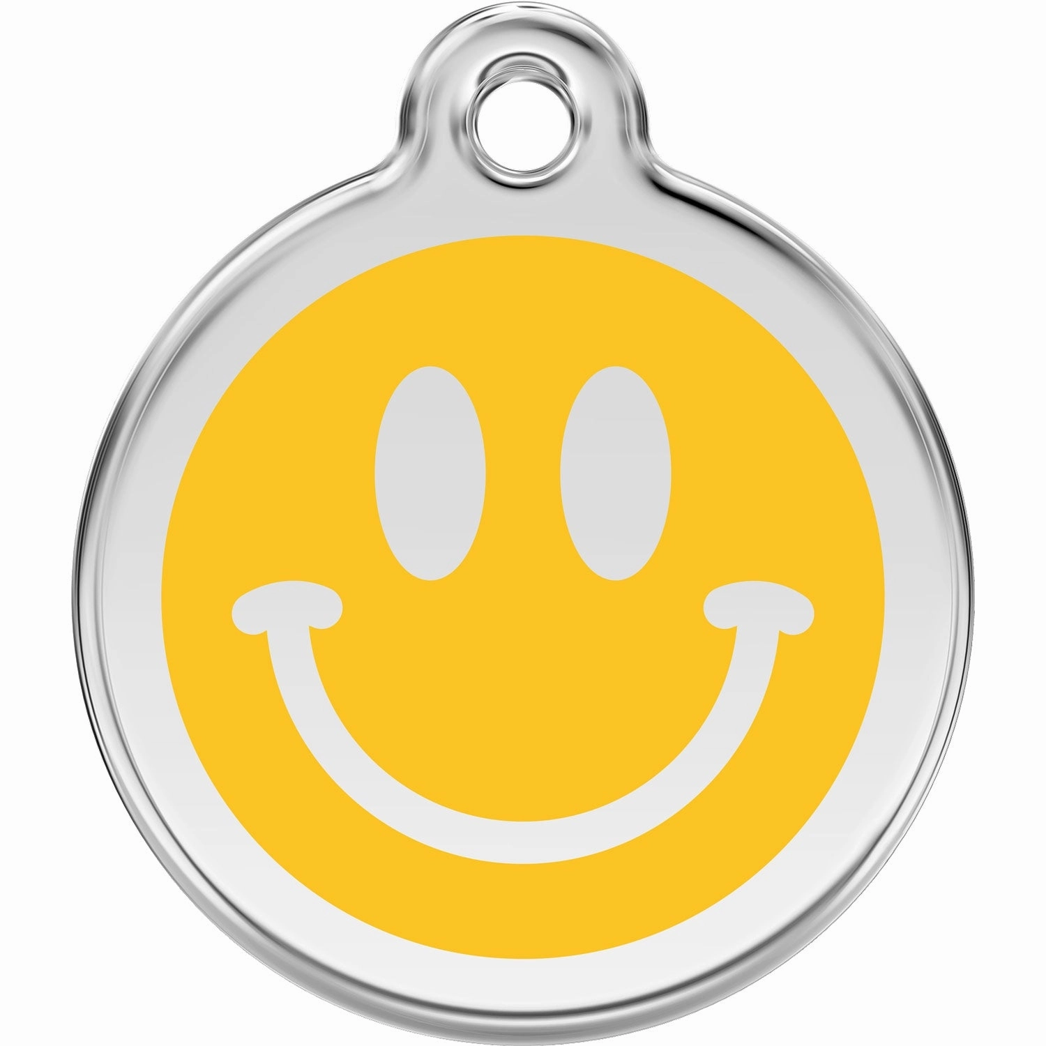 Red Dingo Smiley Face Pet ID Dog Tags dog skin care,coat conditioner,anti itch dog spray