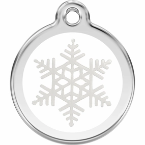 Red Dingo Snowflake Pet ID Dog Tags poultry vaccine,livestock vaccine,animal vaccination