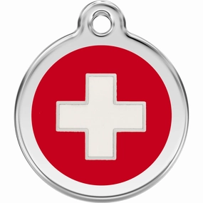 Red Dingo Swiss Cross Pet ID Dog Tags dog skin care,coat conditioner,anti itch dog spray