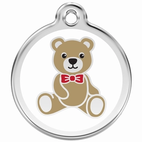 Red Dingo Teddy Bear Tag Pet ID poultry vaccine,livestock vaccine,animal vaccination