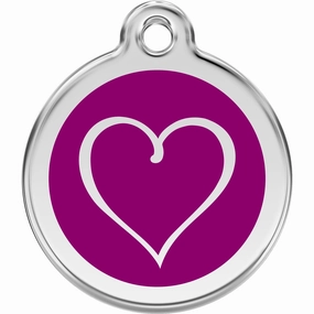Red Dingo Tribal Heart Pet ID Dog Tags dog skin care,coat conditioner,anti itch dog spray