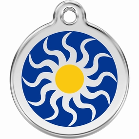 Red Dingo Tribal Sun Pet ID Dog Tags dog skin care,coat conditioner,anti itch dog spray