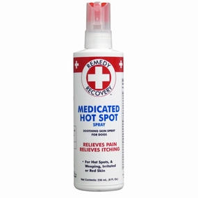 Remedy Recovery Medicated Hot Spot Spray 8oz small pet habitat,pet cage accessories,small animal home