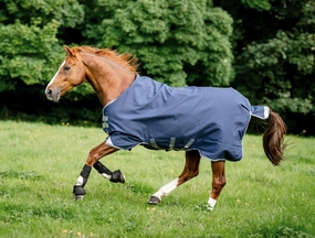 Rhino Original Turnout, Lite, Navy/Titanium Grey horse blanket,poultry bed sheet,equine sheets