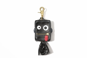 Roboto Dog Poop Bag Dispenser, Black dog business cards,pet business supplies,doggie storefront