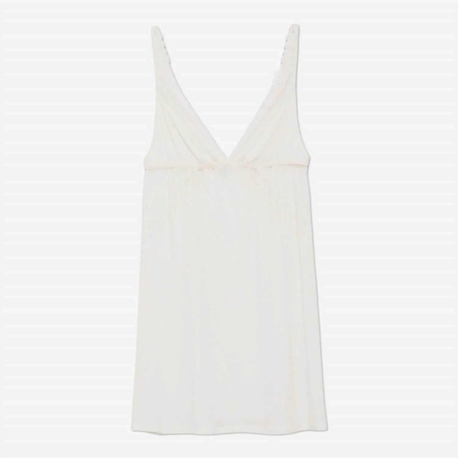 Rosalia Tencel Modal Chemise In Ivory