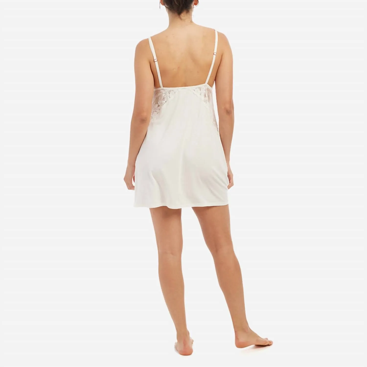 Rosalia Tencel Modal Chemise In Ivory
