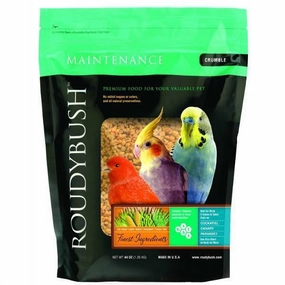 Roudybush Premium Maintenance Pellet Crumble 1.25kg bird seed mix,small bird food,parakeet pellets
