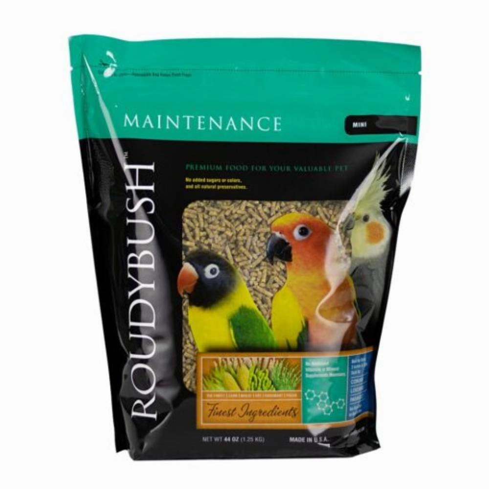 Roudybush Premium Maintenance Pellet Mini 0.624kg bird seed mix,small bird food,parakeet pellets
