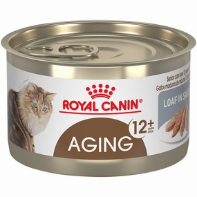 Royal Canin Feline Health Nutrition Aging 12  Loaf In Sauce Canned Cat Food cat supplies,cat essentials,cat accessories
