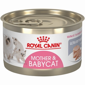 Royal Canin Feline Health Nutrition Mother & Babycat Ultra Soft Mousse in Sauce Canned Cat Food cat toys and food,complete cat care,all in one cat kit