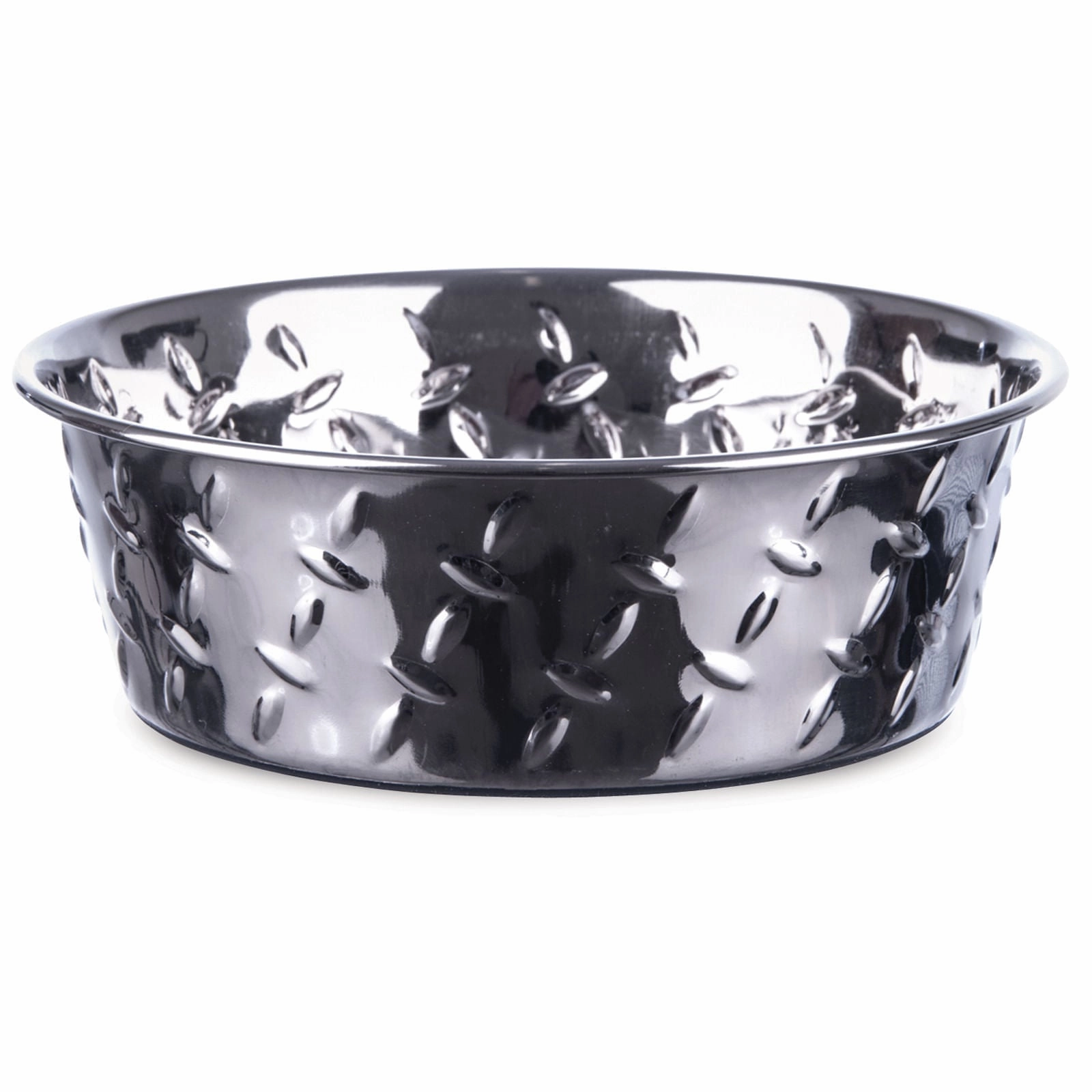 Ruff-N-Tuff Diamond Plate Steel Bowls cat food bowl,cat feeder,elevated cat dish
