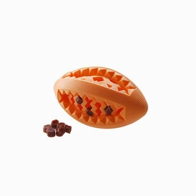 Ruff Play Dental Dog Toy Treat Rugby Ball puppy car seat,dog car harness,travel dog crate