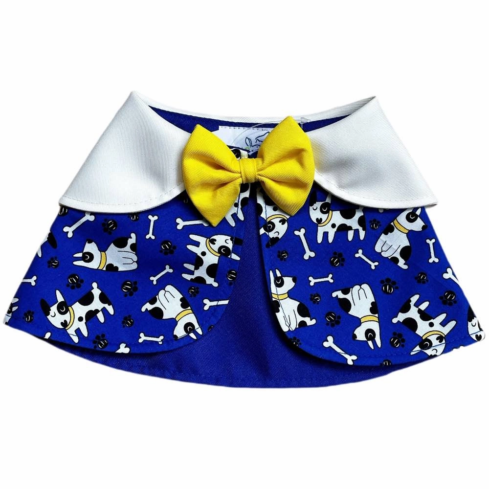 RuffCo Handcrafted Cape For Cats & Dogs (Blue Bull Terriers) dog clothes,dog sweater,fashionable dog wear