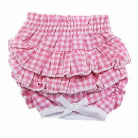 Ruffled Pink Gingham Dog Panties XLarge dog underwear,dog diaper,pet undergarments