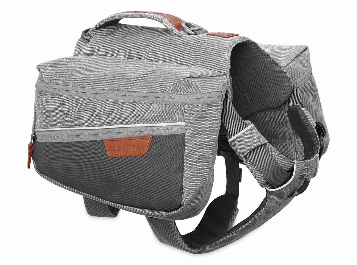 Ruffwear Dog Pack: Commuter Pack in Cloudburst Grey puppy harness,puppy toys,puppy starter kit
