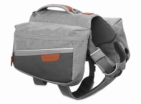 Ruffwear Dog Pack: Commuter Pack in Cloudburst Grey puppy harness,puppy toys,puppy starter kit