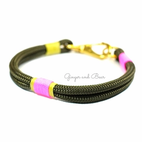 Rugged Hudson Collar: Salmon, Olive dog collar,leather dog collar,adjustable dog collar