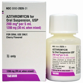 Rx Azithromycin (Generic) Oral Suspension, 200mg/5ml, 30 ml mixed organic dog treat,hypoallergenic dog snack,specialty pet treat