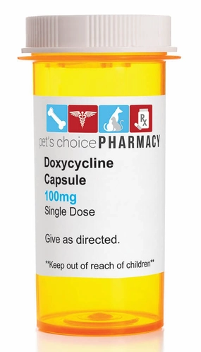 Rx Doxycycline Hyclate (Generic) Capsules soft chew treat,chewy dog snacks,tender bites for dogs