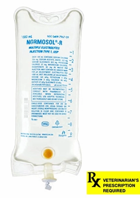 Rx Normosol-R Electrolye Injection Solution, 1000mL organic dog treat,hypoallergenic dog snack,specialty pet treat