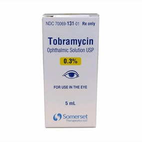 Rx Tobramycin (Generic) Opthalmic Solution 0.3%, 5ml bottle soft chew treat,chewy dog snacks,tender bites for dogs