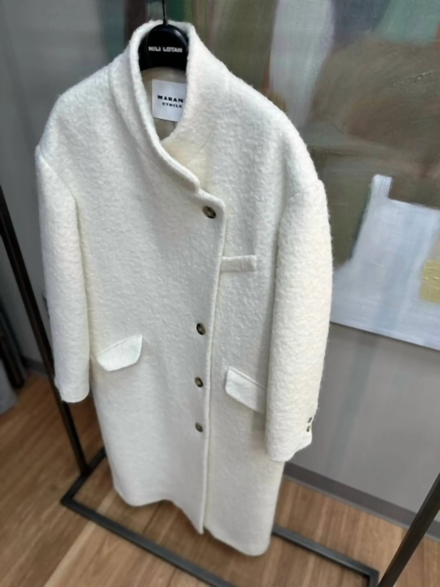 Sabine Coat In Ecru