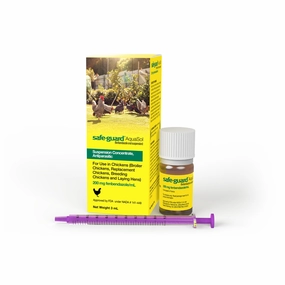 Safe-Guard AquaSol Dewormer for Backyard Chickens, 3ml soft chew treat,chewy dog snacks,tender bites for dogs