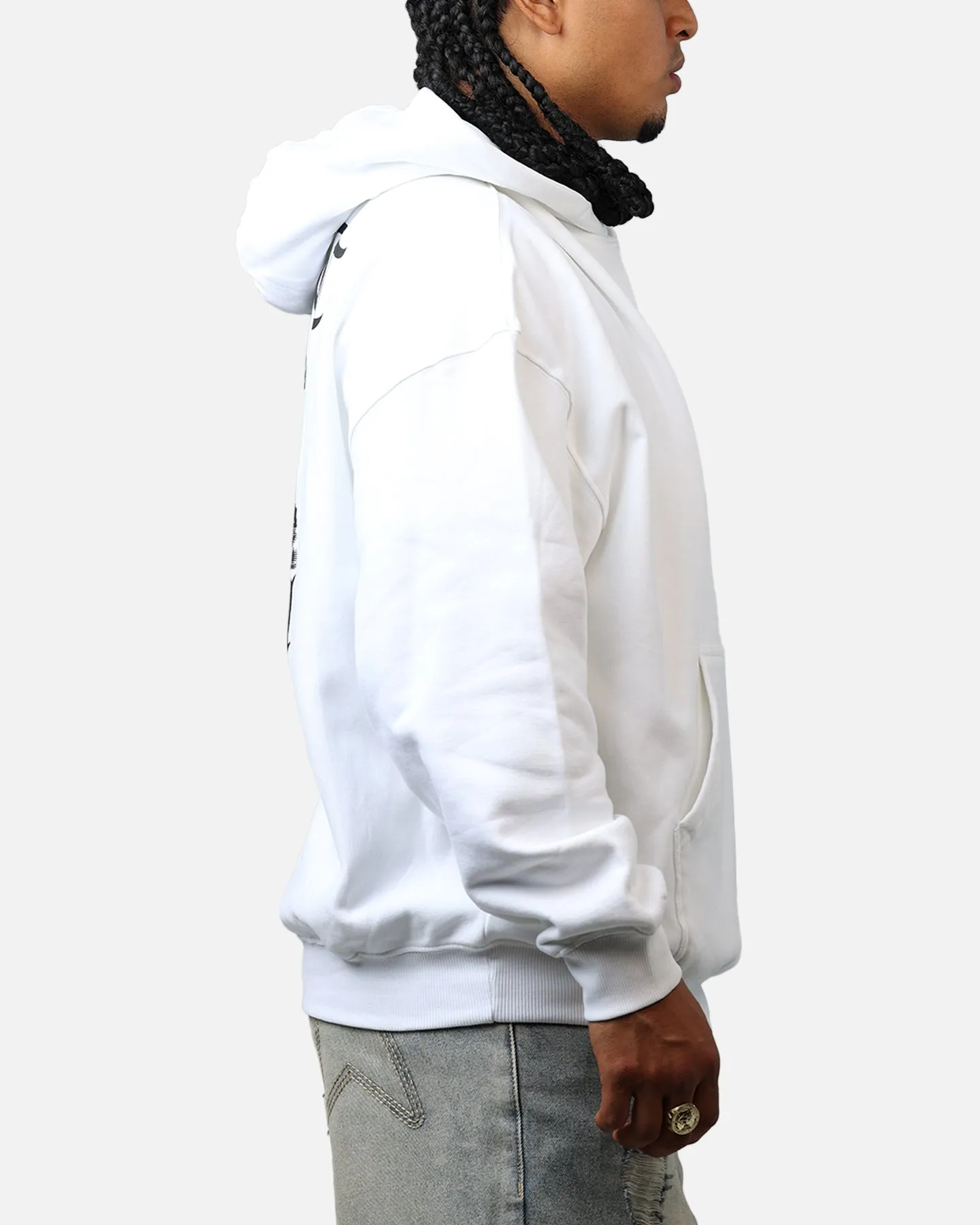 Saint Morta Maiden Boxy Hoodie White