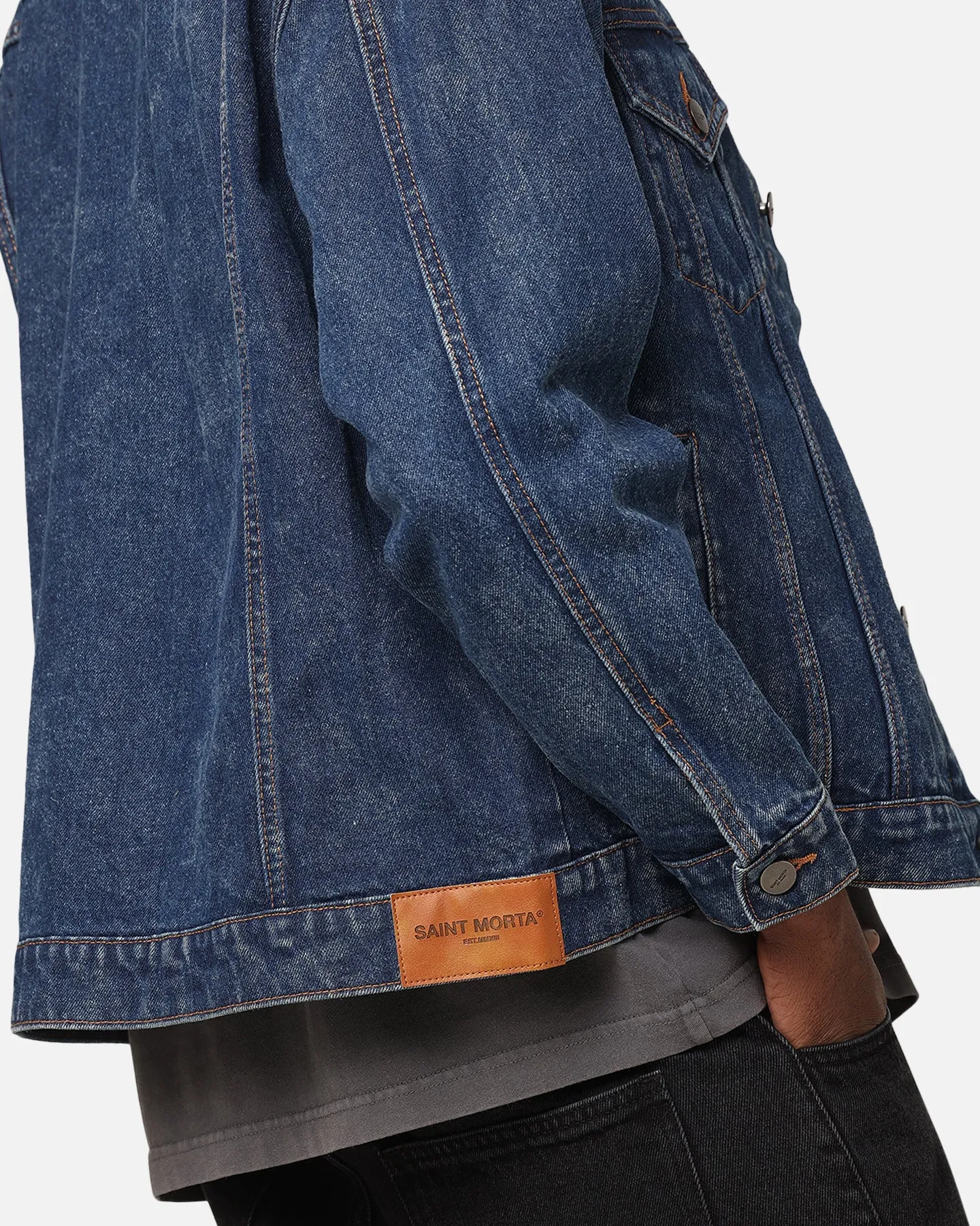 Saint Morta Rodeo Denim Jacket Dark Indigo