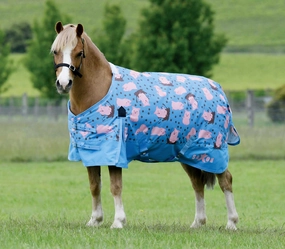 Saxon 600D Pony Standard Neck, Medium, Pig Print horse blanket,poultry bed sheet,equine sheets