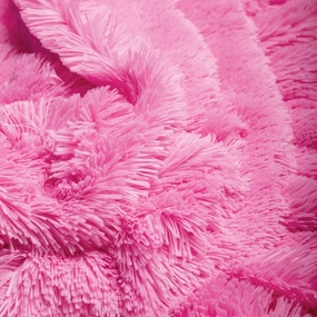 Shag Dog Blanket Throw Fuchsia fleece dog blanket,soft dog throw,cozy pet blanket