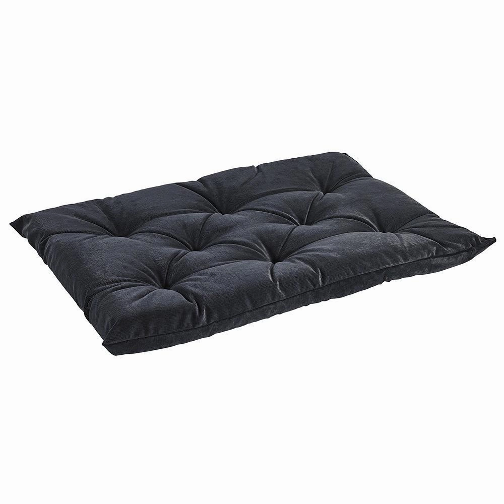 Shale Microvelvet Tufted Cushion Dog Crate Mat crate mat,memory foam pad,dog bed cushion