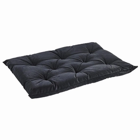 Shale Microvelvet Tufted Cushion Dog Crate Mat crate mat,memory foam pad,dog bed cushion