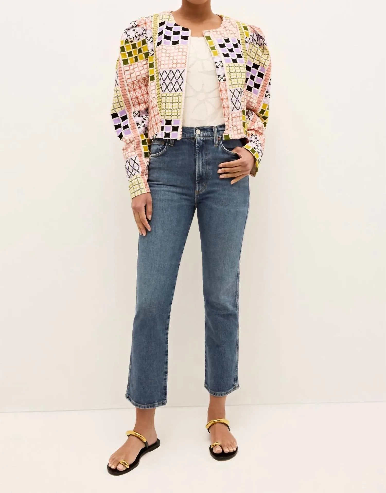 Sheila Jacket In Technocheck
