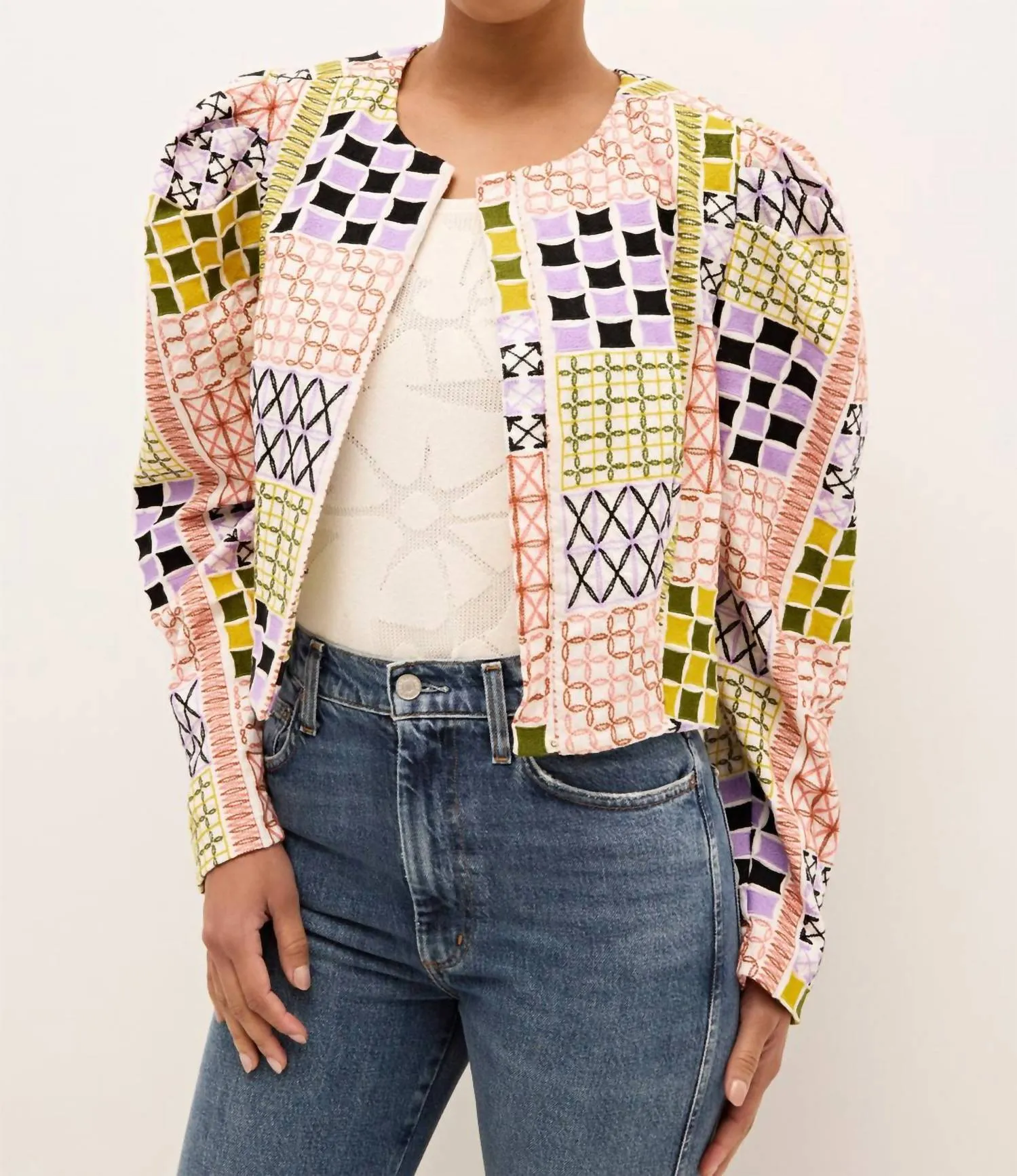 Sheila Jacket In Technocheck