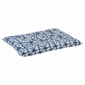 Shibori Microvelvet Tufted Cushion Dog Crate Mat crate mat,memory foam pad,dog bed cushion