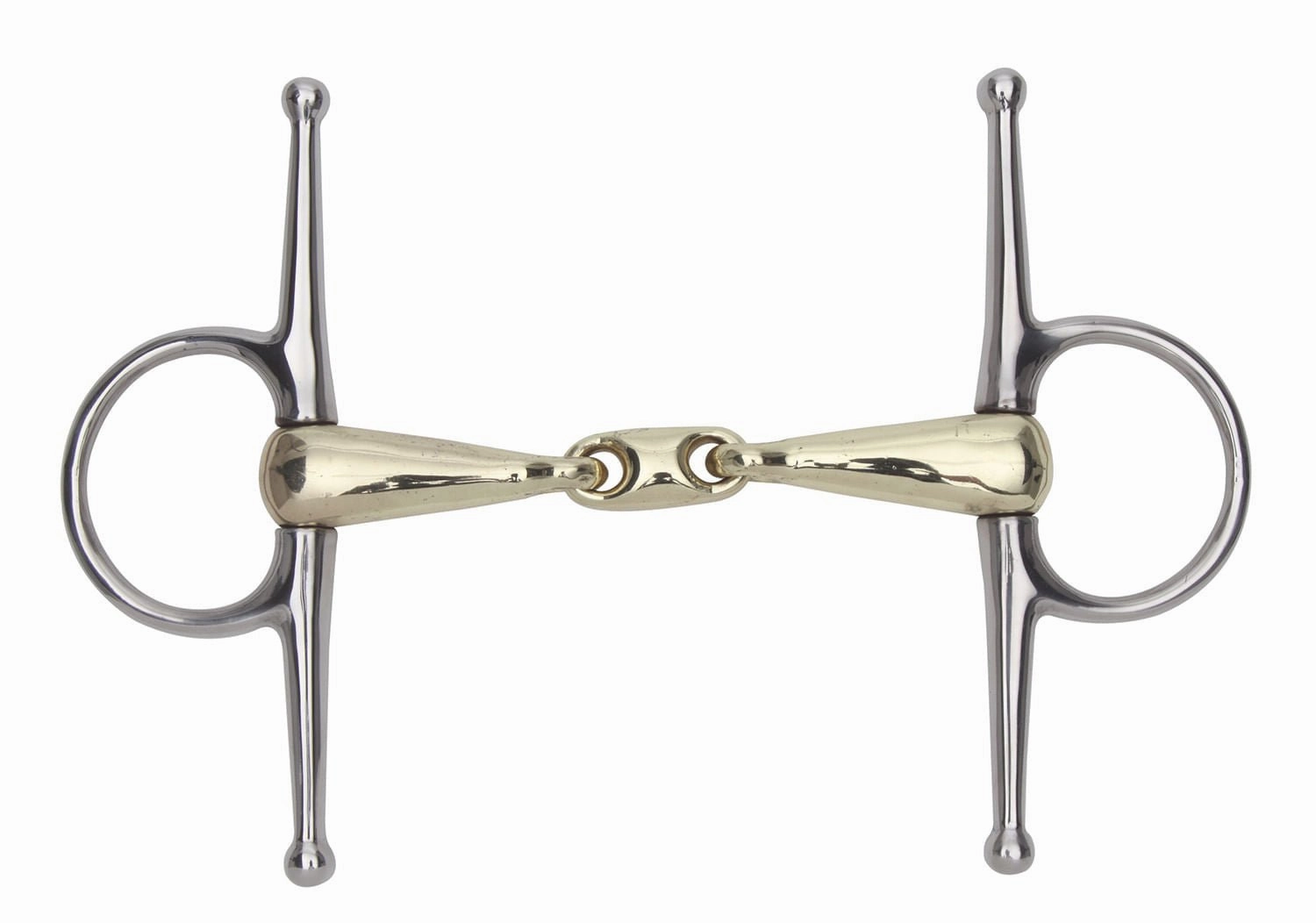 Shires Copper Mouth Full Cheek Snaffle Bit