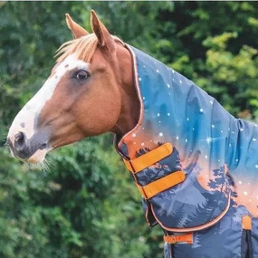 Shires Tempest "Winter Sunset" Neck Cover horse blanket,poultry bed sheet,equine sheets