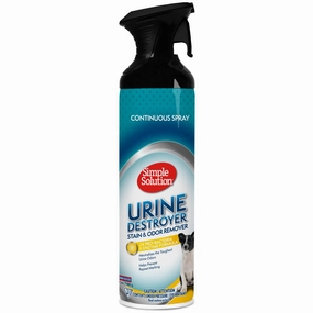 Simple Solution Urine Destroyer Stain & Odor Remover Continuous Spray For Dogs 473ml dog shampoo,pet wipes,dog cleaning spray