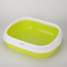 Skatrs Litter Tray for Cats (Green) cat odor eliminator,cat cleaner spray,cat deodorizer