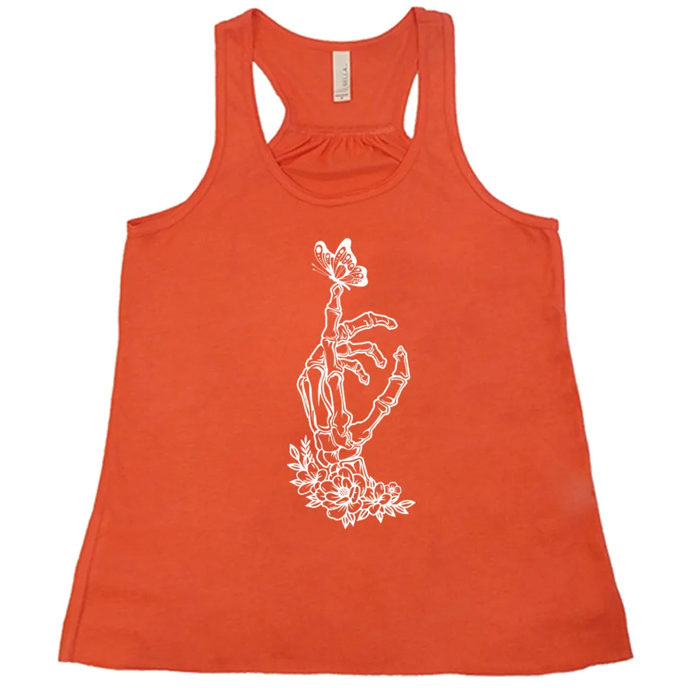 Skeleton Hand Butterfly Shirt