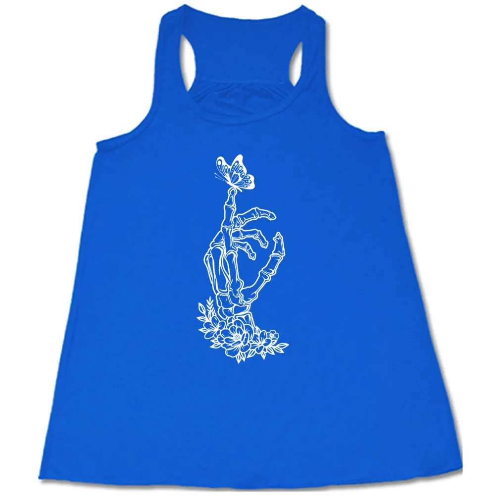 Skeleton Hand Butterfly Shirt