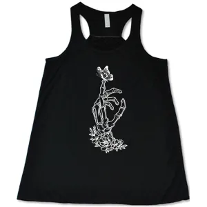 Skeleton Hand Butterfly Shirt