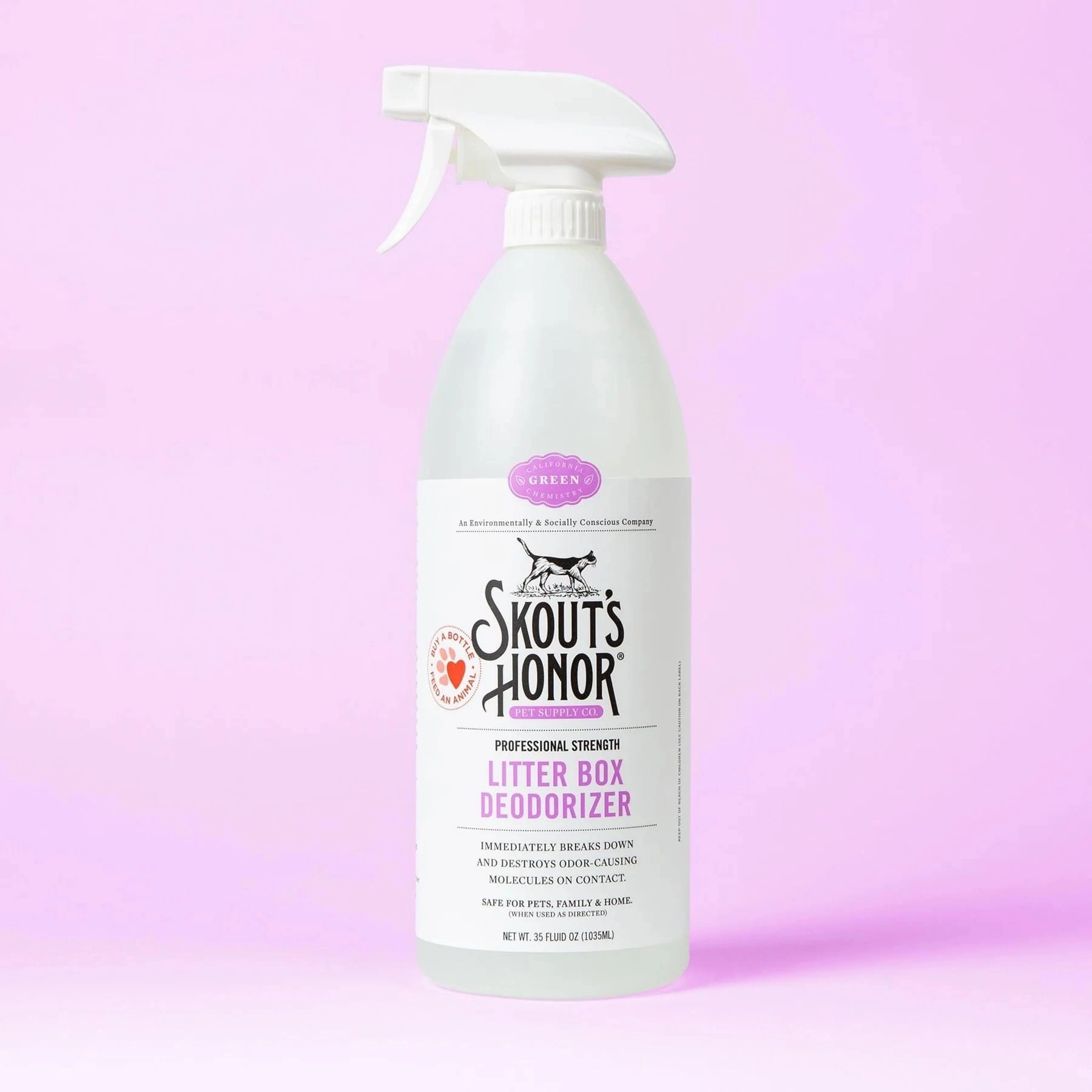 Skout's Honor Litter Box Deodorizer, 35 oz cat odor control,cat litter deodorizer,cat cleaning wipes