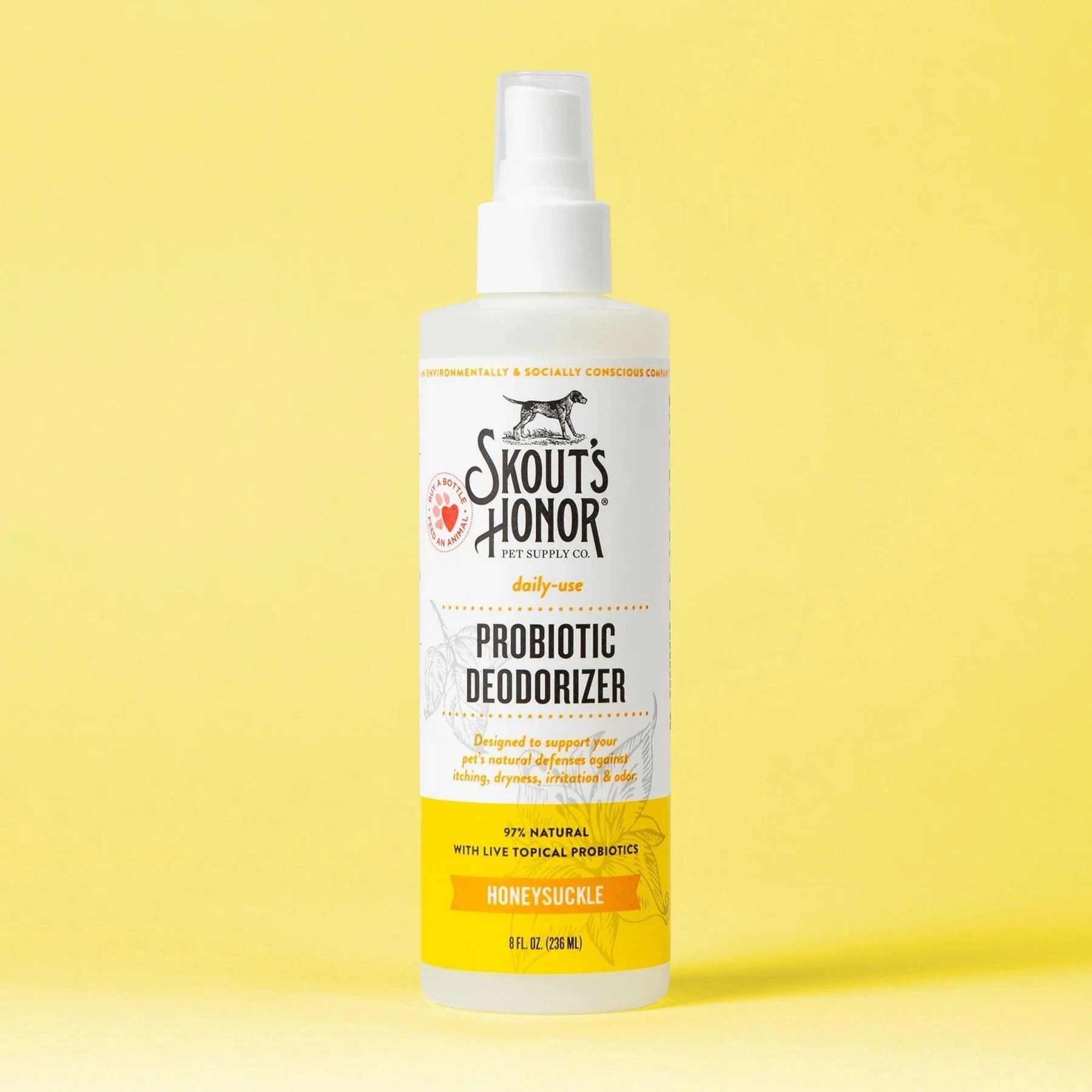 Skout's Honor Probiotic Daily Use Pet Deodorizer Spray cat odor control,cat litter deodorizer,cat cleaning wipes