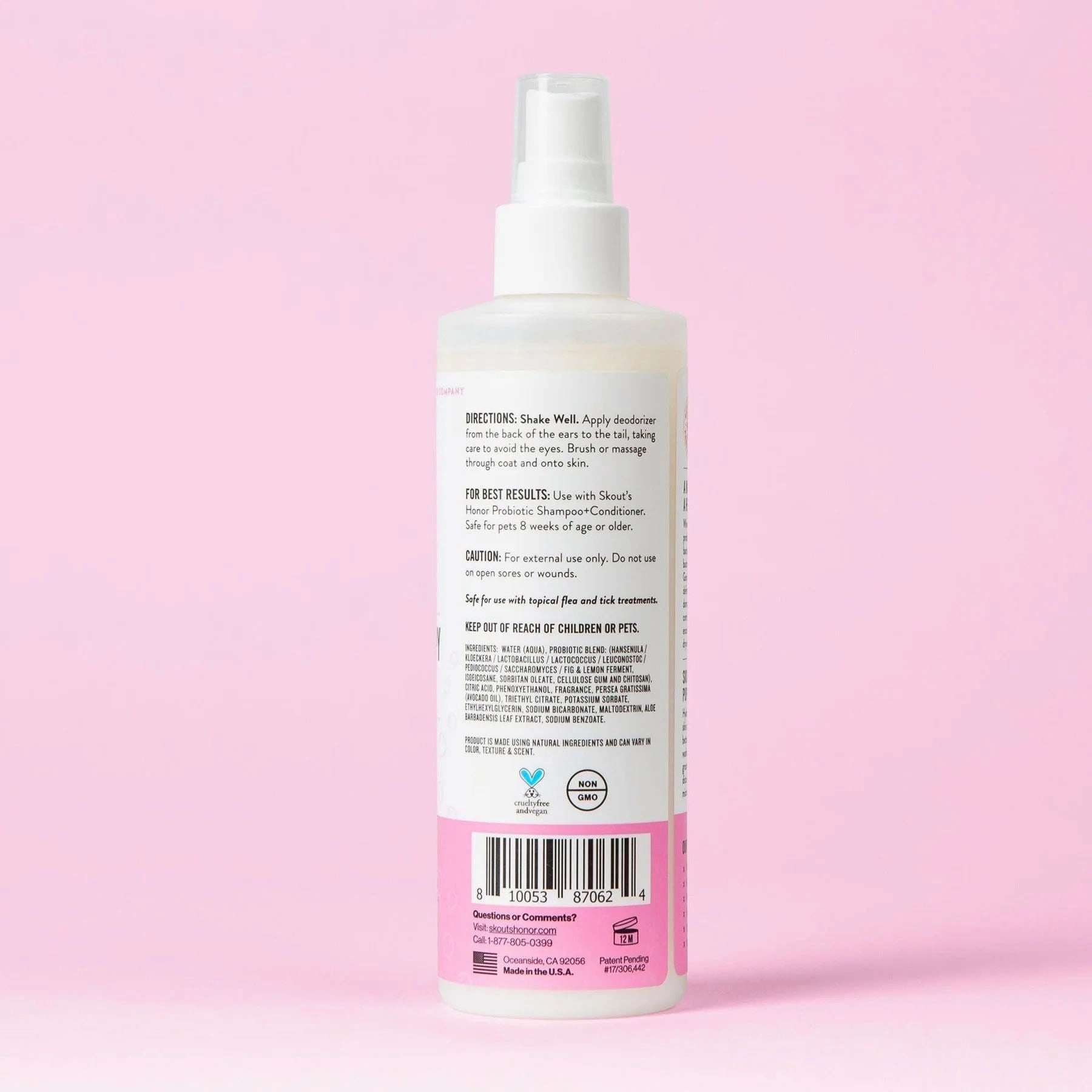 Skout's Honor Probiotic Daily Use Pet Deodorizer Spray