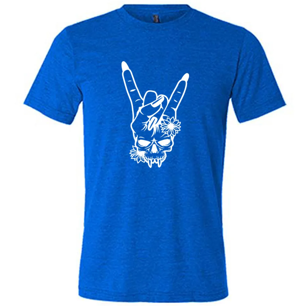 Skull Rocker Hand Shirt Unisex