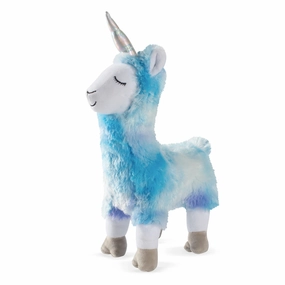 Skye Blue the Llama, Dog Squeaky Plush toy wet cat food,canned cat food,gravy cat food